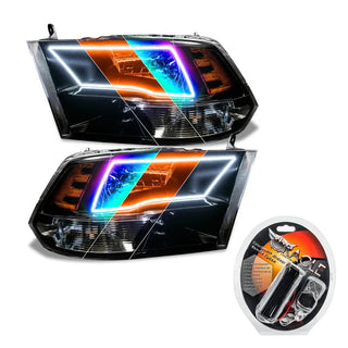 ORACLE Lighting Sport Halo Headlights w/ RF Controller: Dodge Ram 1500 (09-18)