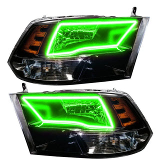 Oracle Lighting Sport Halo Headlights: Dodge Ram 1500 (09-10) / Ram 1500 (11-18) w/ 2.0 Controller