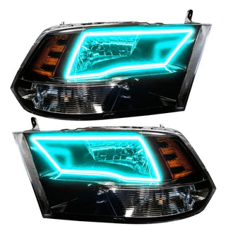 Oracle Lighting Sport Halo Headlights: Dodge Ram 1500 (09-10) / Ram 1500 (11-18) w/ No Controller