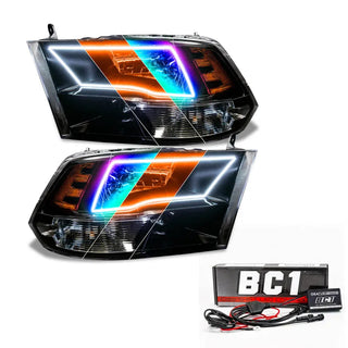 ORACLE Lighting Sport Halo Headlights w/ BC1 Controller: Dodge Ram 1500 (09-18)