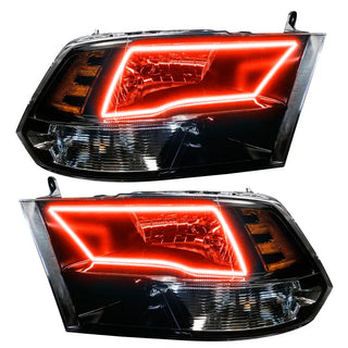 ORACLE Lighting Sport Halo Headlights w/ BC1 Controller: Dodge Ram 1500 (09-18)