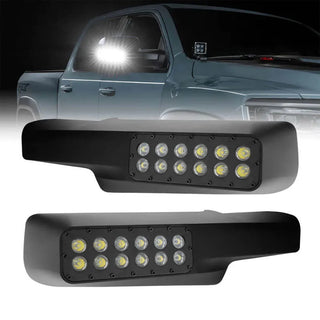 ORACLE Lighting LED Off-Road Side Mirror Ditch Lights: Fits Dodge / Ram (10-22) - Black