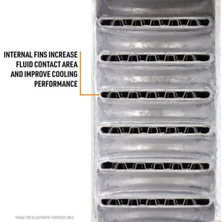 Mishimoto Transmission Cooler Thicker Core (FRONT): RAM 2500/3500 2019-2023 6.7L Cummins