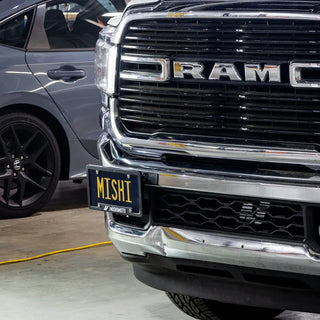Mishimoto License Plate Relocation Kit: Ram 2500 / 3500 2019-2024