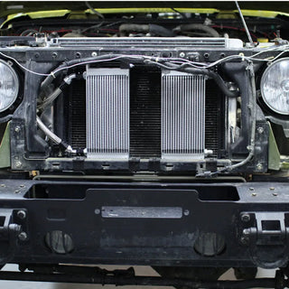 Mishimoto Thermostatic Engine Oil Cooler Kit Black (F&R): Jeep Wrangler JK 2007-2011 3.8L