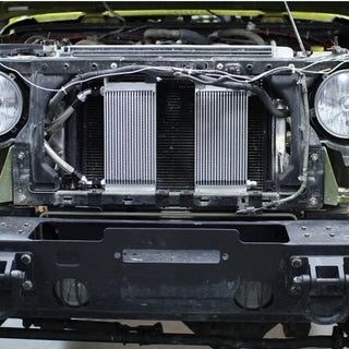 Mishimoto Thermostatic Engine Oil Cooler Kit Black (F&R): Jeep Wrangler JK 2007-2011 3.8L