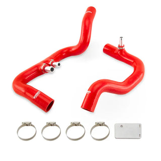 Mishimoto Silicone Radiator Hose Kit Red (F&R): Jeep Wrangler JL 2018-2021 / Gladiator JT 2020-2025 3.6L Auto