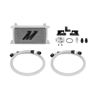 Mishimoto Non-Thermostatic Engine Oil Cooler Kit Silver (FRONT): Jeep Wrangler JK 2007-2011 3.8L