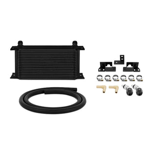 Mishimoto Transmission Cooler Kit 19-Row Bar-Plate Silver (FRONT): Jeep Wrangler JK 2007-2011 3.8L