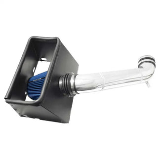 Spectre Clear Anodized F/I Air Intake Kit w/Blue Filter (F&R): Dodge Ram 1500 / 2500 V8 4.7L / 5.7L