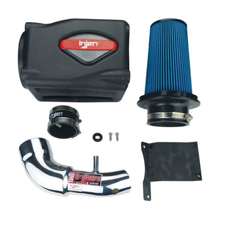 Injen Polished Power-Flow Air Intake System: Jeep Wrangler 2007-2011