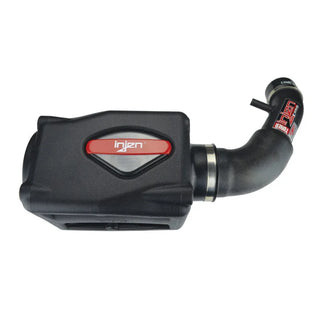 Injen Wrinkle Black Power-Flow Air Intake System: Jeep Wrangler 2007-2011