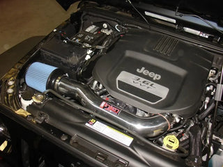 Injen PowerFlow Short Ram Intake Wrinkle Black (FRONT): Jeep Wrangler JK 2012-2018 3.6L