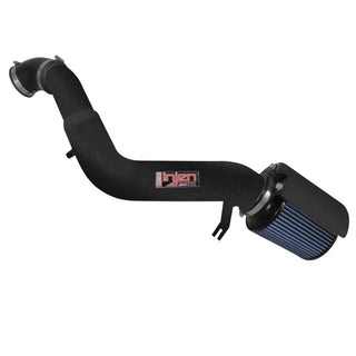 Injen PowerFlow Cold Air Intake Wrinkle Black (FRONT): Jeep Grand Cherokee 2005-2010 3.7L