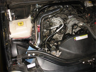 Injen PowerFlow Cold Air Intake Wrinkle Black (FRONT): Jeep Grand Cherokee 2005-2010 3.7L
