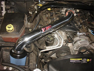 Injen PowerFlow Cold Air Intake Wrinkle Black (FRONT): Jeep Grand Cherokee 2005-2009 4.7L