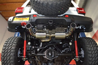 Injen Dual Axle-Back Exhaust System Polished Tips (REAR): Jeep Wrangler JL 2018-2025 2.0/3.6L
