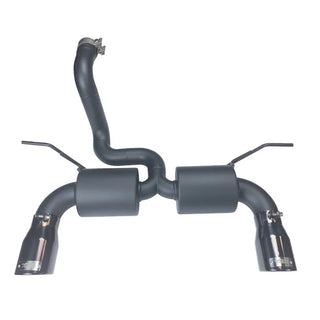 Injen Dual Axle-Back Exhaust System Black Ceramic Tips (REAR): Jeep Wrangler JL 2018-2025 2.0/3.6L
