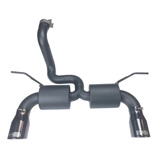 Injen Dual Axle-Back Exhaust System Black Ceramic Tips (REAR): Jeep Wrangler JL 2018-2025 2.0/3.6L