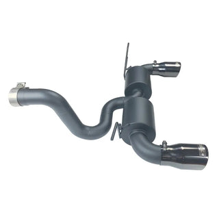 Injen Dual Axle-Back Exhaust System Black Ceramic Tips (REAR): Jeep Wrangler JL 2018-2025 2.0/3.6L