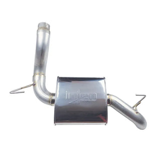 Injen High Tuck Axle Back Exhaust System Oval Muffler (REAR): Jeep Wrangler JL 2018-2025 2.0/3.6L