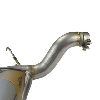 Injen High Tuck Axle Back Exhaust System Oval Muffler (REAR): Jeep Wrangler JL 2018-2025 2.0/3.6L