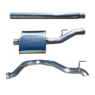 Injen Single High Tuck Catback Exhaust System: Jeep Gladiator JT 2020-2023 3.6L