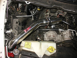 Injen PowerFlow Cold Air Intake Wrinkle Black (F&R): Dodge Ram 1500 2003-2008 5.7L HEMI