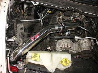 Injen PowerFlow Cold Air Intake Wrinkle Black (F&R): Dodge Ram 1500 2003-2008 5.7L HEMI