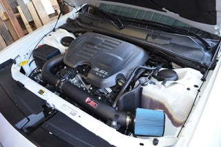Injen Wrinkle Black V6 3.6L Pentastar MR Tech and Heat Shield Intake: Fits Chrysler / Dodge (11-23)