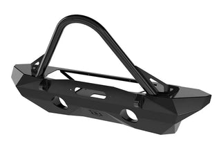 ICON Pro Series Mid Width Front Recessed Winch Bumper (FRONT): Jeep Wrangler (07-18) - Black