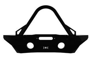 ICON Pro Series Mid Width Front Recessed Winch Bumper (FRONT): Jeep Wrangler (07-18) - Black