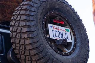 ICON License Relocation Kit: Jeep Wrangler 2018-2022