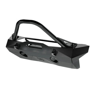 ICON Pro Recessed Impact Front Bumper: Jeep Wrangler (18-22) / Gladiator (20-22) w/ Bar and Tabs