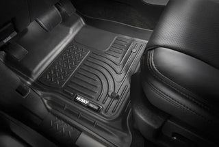 Husky Liners Black WeatherBeater 2nd Seat Floor Liners: Ram 1500 2019-2025