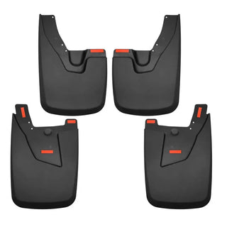 Husky Liners Custom-Molded Front and Rear Mud Guards: Ram 2500 / 3500 2019-2024 w/ OEM Fender Flares