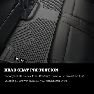 Husky Liners X-Act Second Row Seat Floor Liners: Ram 2500 / 3500 2019-2024