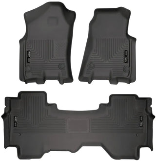 Husky Liners Black Weatherbeater Front and 2nd Seat Floor Liners: Ram 1500 2019-2024