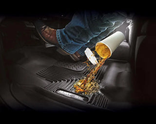 Husky Liners Black X-Act Floor Liner Set (FRONT AND SECOND SEAT): Ram 1500 2019-2024