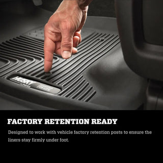 Husky Liners Black X-Act Floor Liner Set (FRONT AND SECOND SEAT): Ram 1500 2019-2024