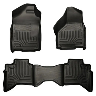 Husky Liners Black WeatherBeater Floor Liners (F&R): Dodge Ram 1500 / 1500 Classic (09-24)