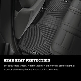 Husky Liners Black WeatherBeater Combo Floor Liners: Dodge Ram 02-10 / Ram 2500 / 3500 (11-18)