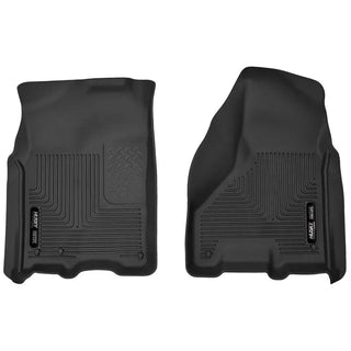 Husky Liners Black X-Act Contour Front Floor Liners (FRONT): Fits Dodge / Ram (09-24) - Black