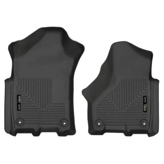 Husky Liners Black Front Floor Liners (FRONT): Fits Dodge / Ram 2500 / 3500 (06-10,18-24) - Black