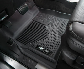 Husky Liners Black X-Act Contour Front and Second Seat Floor Liners: Fits Dodge Ram (09-24)