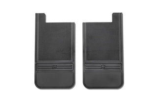 Husky Liners Universal 12in Wide Black Rubber Rear Mud Flaps w/o Weight