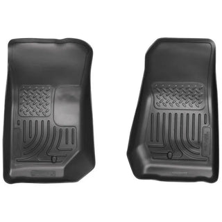 Husky Liners Black WeatherBeater Floor Liners: Jeep Wrangler 2007-2013