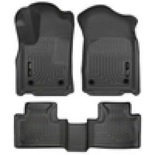 Husky Liners Weatherbeater Floor Liners (F&R): Jeep Grand Cherokee / Dodge Durango (11-26) - Black