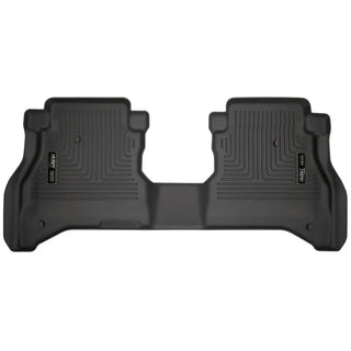Husky Liners Black WeatherBeater 2nd Seat Floor Liners: Jeep Gladiator 2020-2024
