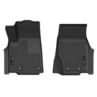 Husky Liners Black Front Floor Liner: Jeep Grand Cherokee L (21-24) / Grand Cherokee (22-24)